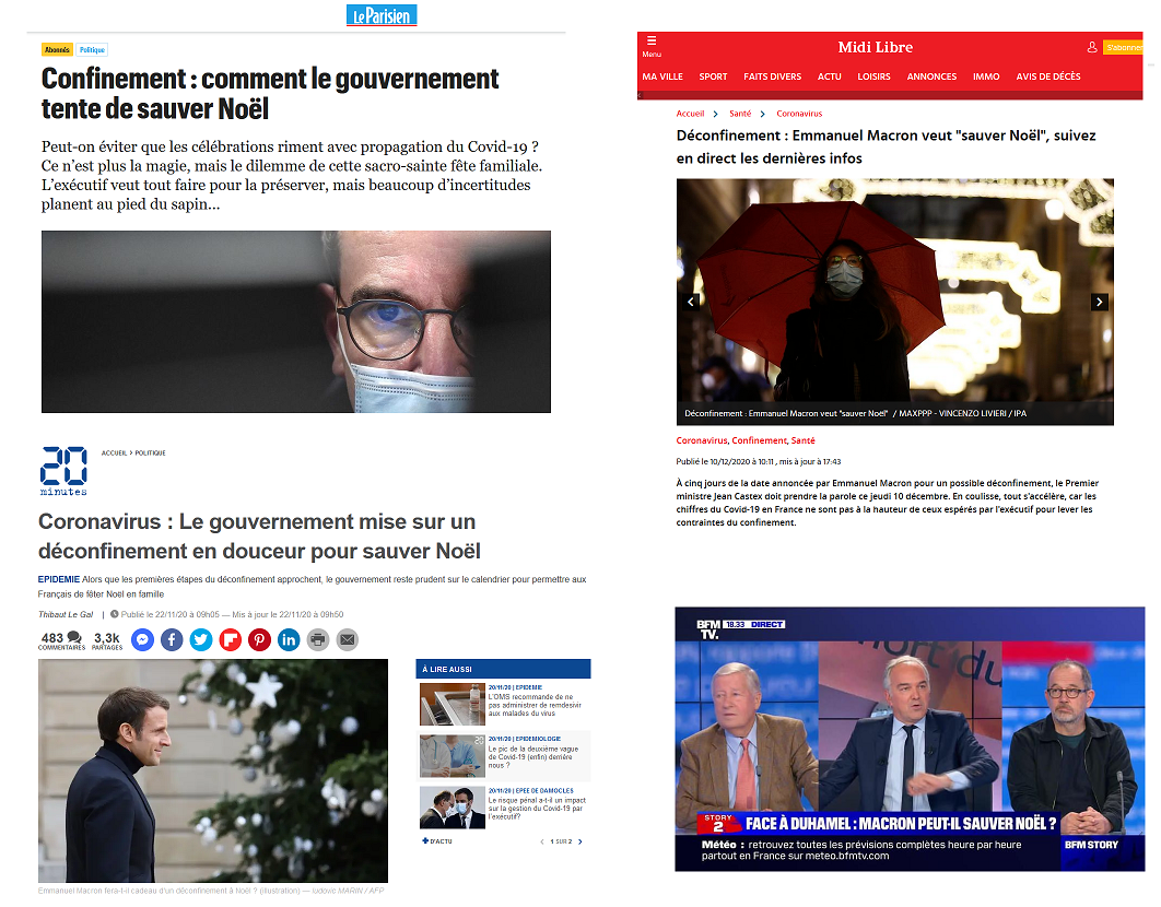 Macron le sauveur de Noël