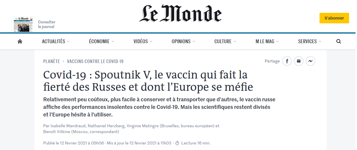 monde 12-2 spoutnik v